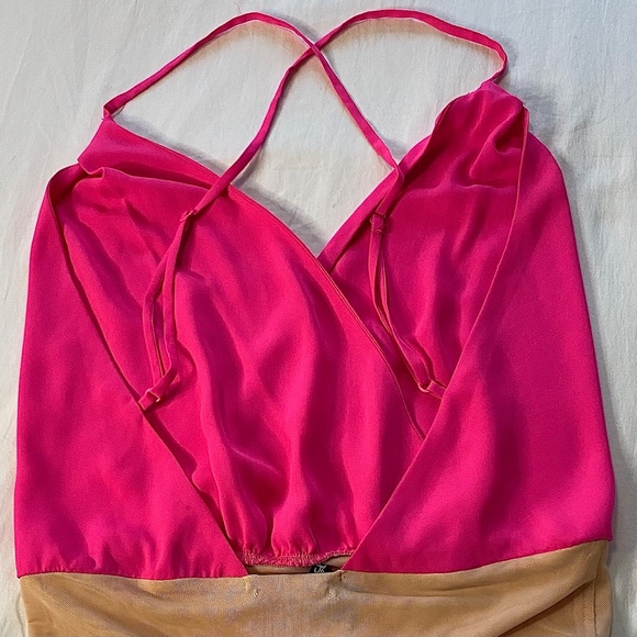 LuLus - SEXY Backless Neon Pink Bodysuit - S - Picture 10 of 14